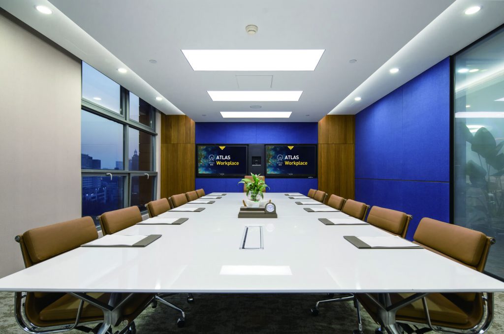 Office meeting room lighting design